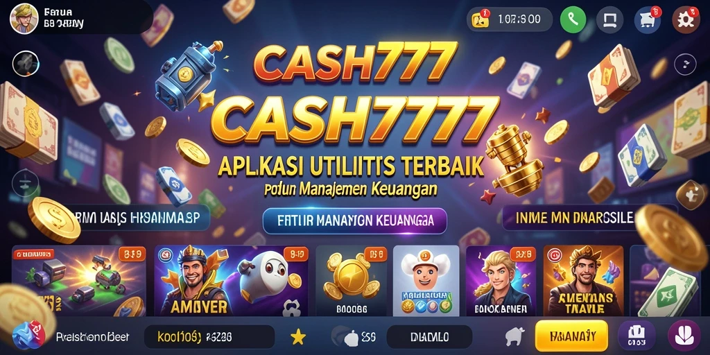 Tampilan antarmuka CASH777 yang sederhana dan fungsional.