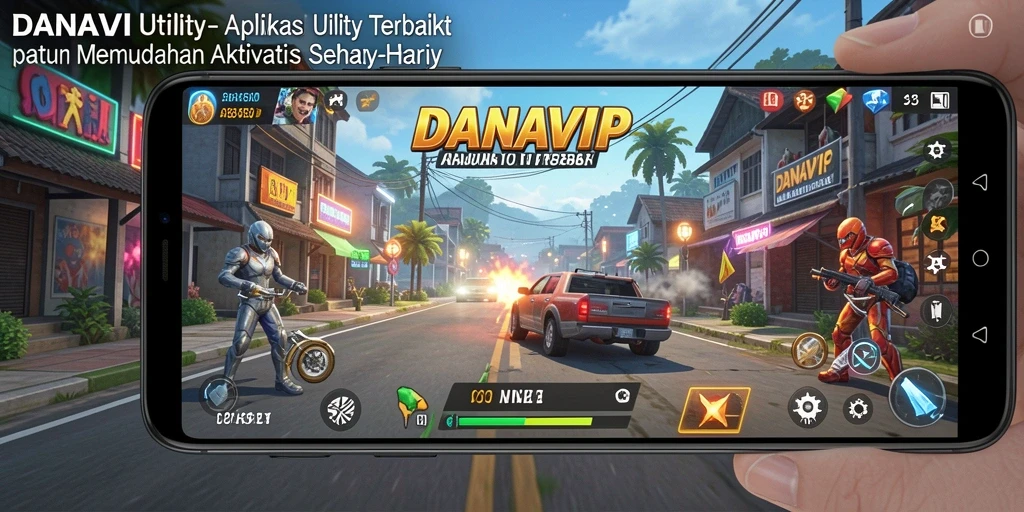 Tampilan utama <strong>DANAVIP</strong> dengan fitur-fitur andalan yang mudah diakses.