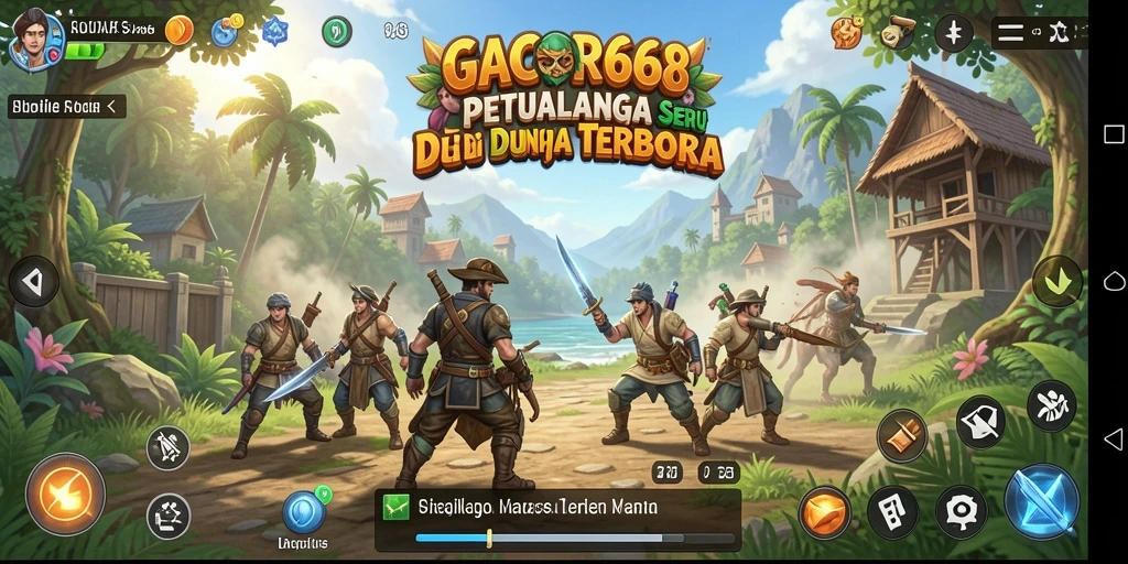Screenshot GACOR668 menampilkan pemandangan indah dunia terbuka yang menakjubkan.