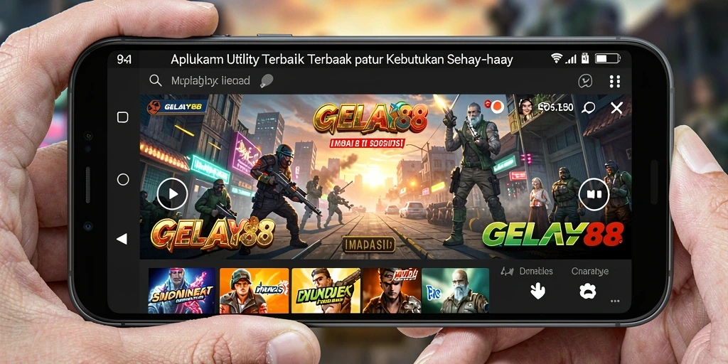 Tampilan antarmuka <strong>GELAY88</strong> yang sederhana dan fungsional untuk kebutuhan Utility.