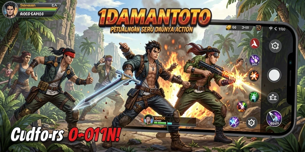 Screenshot gameplay yang menunjukkan aksi seru dalam IDAMANTOTO.