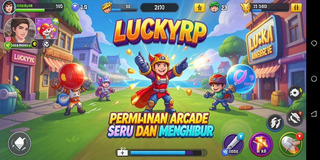 Tangkapan layar LUCKYRP yang menampilkan aksi seru dan gameplay menantang.